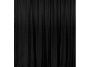 RTHAV - Pipe and Drape Black - Per Foot Rental