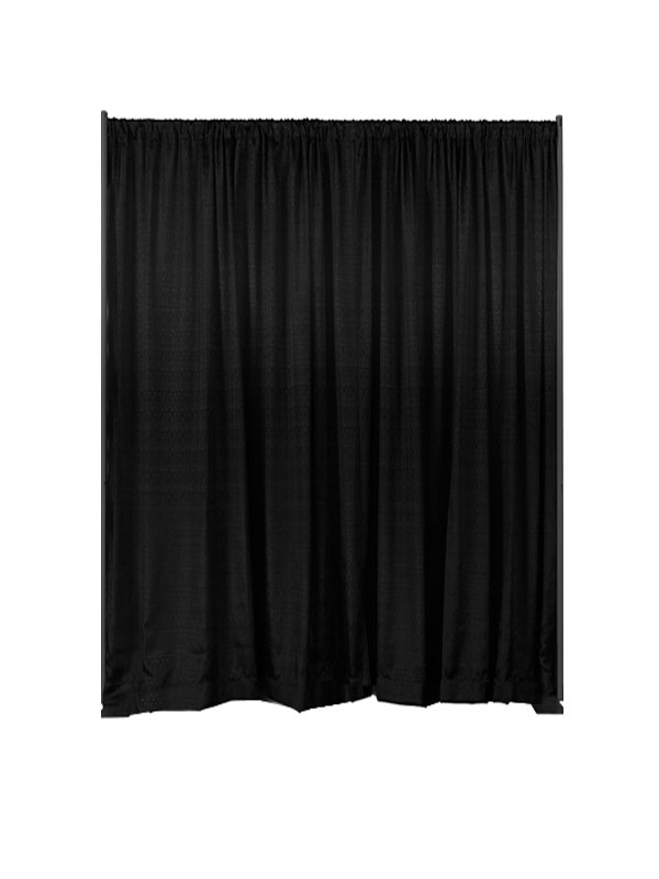 RTHAV - Pipe and Drape Black - Per Foot Rental